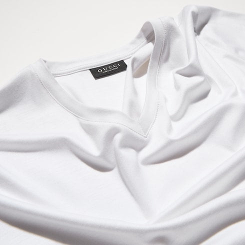 Soft rayon jersey T-shirt - white