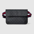 GG Black small belt bag - black GG Supreme
