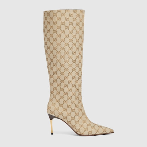 Women's Bombshell boot - sand and brown GG canvas