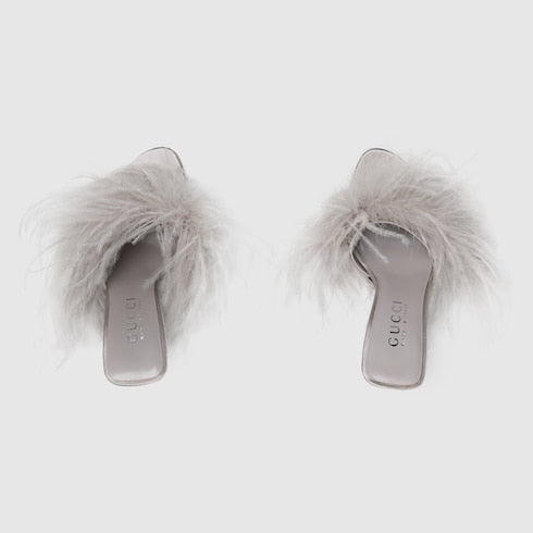 Women's Bombshell slide sandal - grey feather