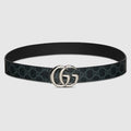 Reversible GG Marmont belt - black leather