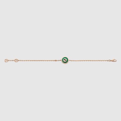 Gucci Interlocking 18k chain bracelet - 18k rose gold