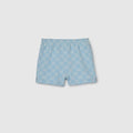 Baby GG cotton shorts - light blue