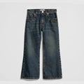 Children's denim pants with Horsebit - blue
