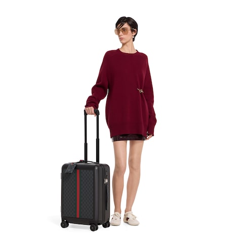 Gucci Porter Light cabin plus trolley - black polycarbonate