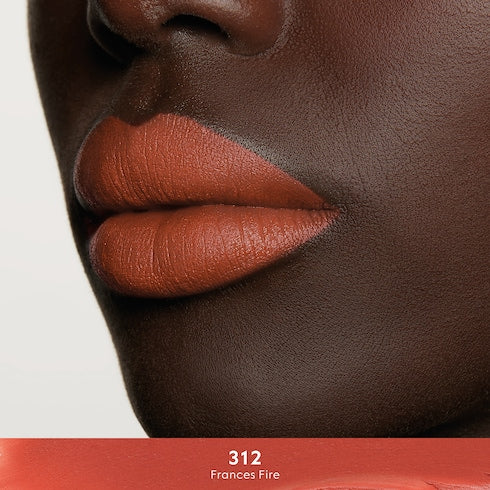 120 Sonia Light Beige, Rouge à Lèvres Mat Lipstick - 312 Frances Fire