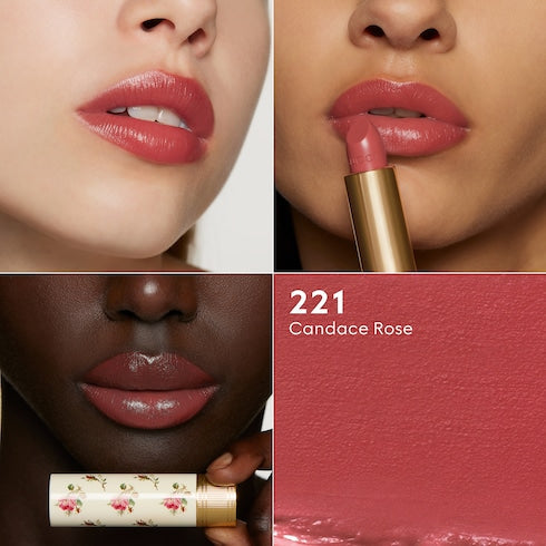 134 'Clara Chestnut', Rouge à Lèvres Voile Lipstick - 221 Candace Rose
