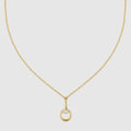 Gucci Horsebit diamond 18k pendant necklace - 18k yellow gold