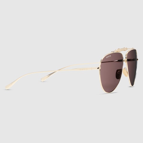 Pilot sunglasses - gold