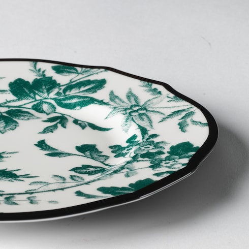 Green Herbarium Accent Plate, Set Of Two - Green