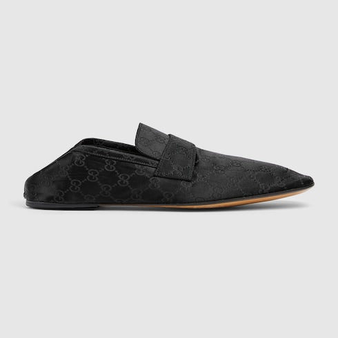 Men's Ragazzo loafer - black GG satin