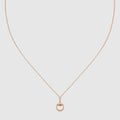 Gucci Horsebit diamond 18k pendant necklace - 18k rose gold