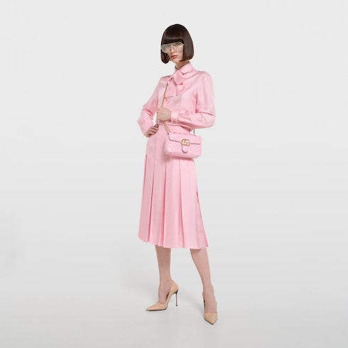 GG Marmont small shoulder bag - light pink leather
