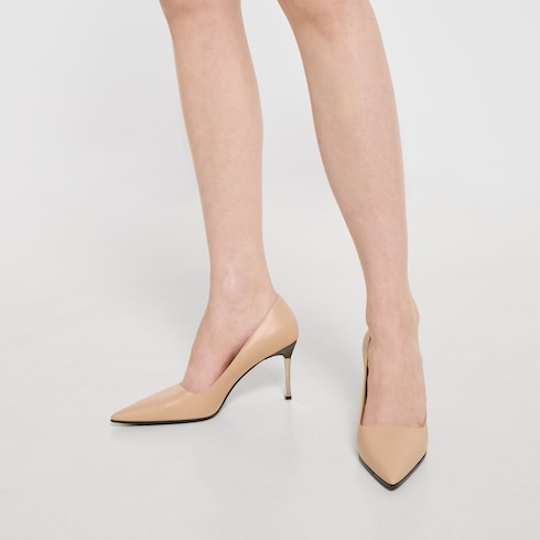 Women's Bombshell pump - beige leather