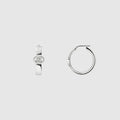 Gucci Interlocking hoop earrings - 925 sterling silver