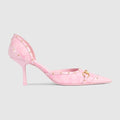 Women's Savoy pump - pink GG canvas