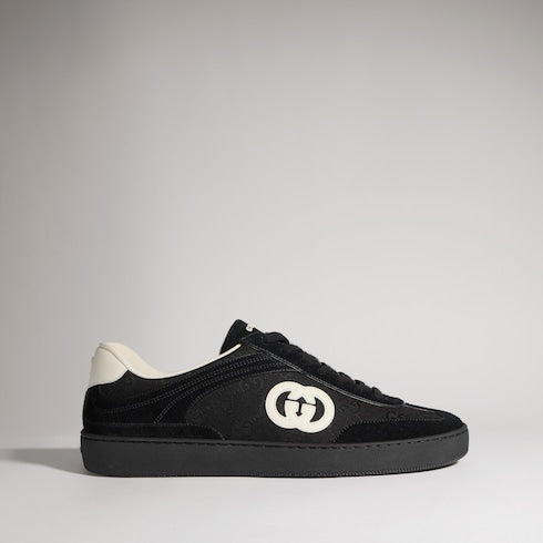 Men's G75 sneaker - black suede