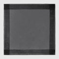 Lightweight silk jacquard shawl - black