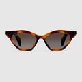 Cat eye sunglasses - light brown tortoiseshell