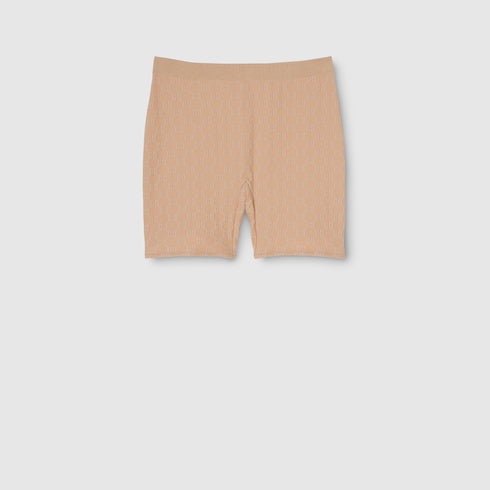 GG jersey jacquard shorts - beige