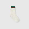 Baby cotton socks with Web - off white