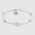 GG Marmont mother of pearl bracelet - 925 sterling silver