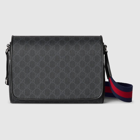 GG Black medium crossbody bag - black GG Supreme