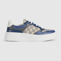 Men's chunky sneaker with GG - beige and blue Supreme