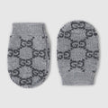 Baby GG wool mittens - grey and dark grey