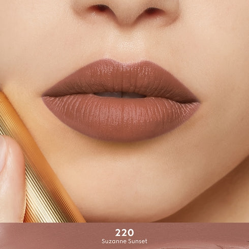 120 Sonia Light Beige, Rouge à Lèvres Mat Lipstick - 220 Suzanne Sunset
