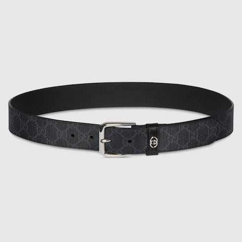 Belt with Interlocking G detail - black Supreme