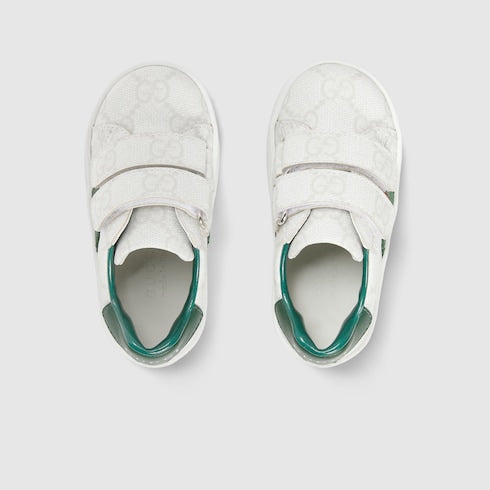 Toddler Ace sneaker - white GG Supreme canvas