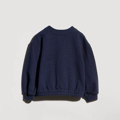 Children's cotton cardigan - dark blue
