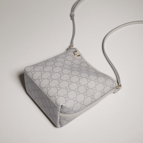 GG Emblem nano bucket bag - grey GG fabric