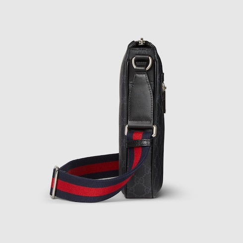 GG Black small messenger bag - black GG Supreme