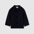 Children's GG neoprene jacket - dark blue