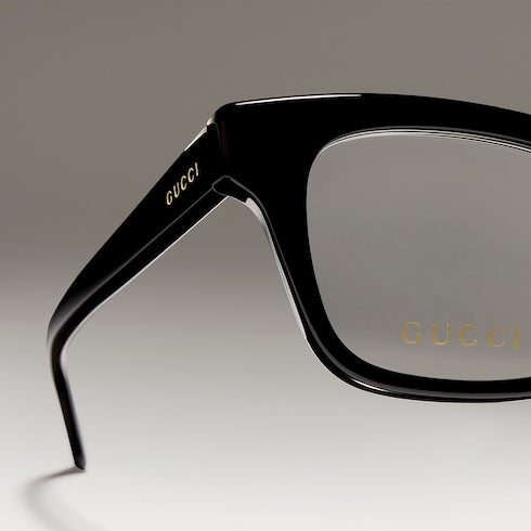 Rectangular optical frame - black
