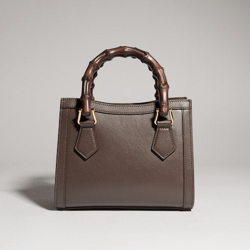 Gucci Diana small tote bag - dark taupe leather