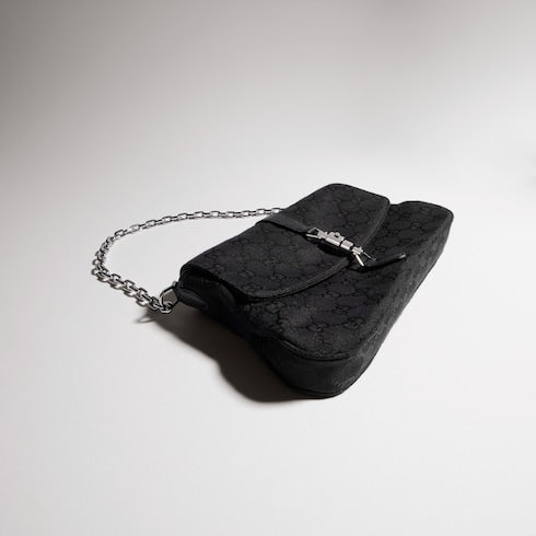 Gucci Aperitivo medium shoulder bag - black GG canvas
