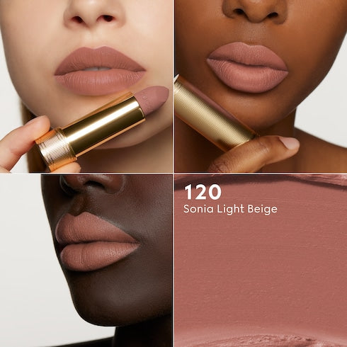 120 Sonia Light Beige, Rouge à Lèvres Mat Lipstick - 120 Sonia Light Beige