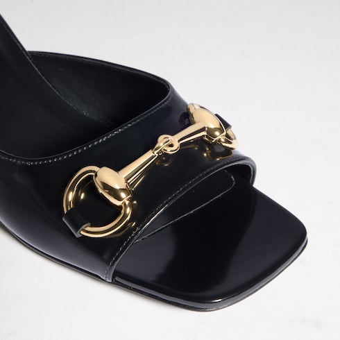Women's Signora slide sandal - black leather