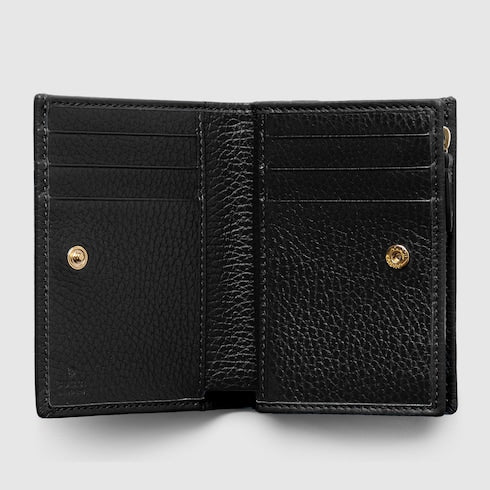 GG Marmont small wallet - black leather