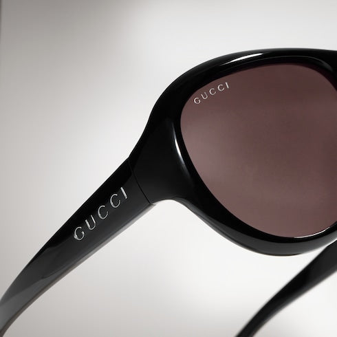 Pilot frame sunglasses - black