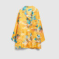 Printed silk twill shirt - multicolor