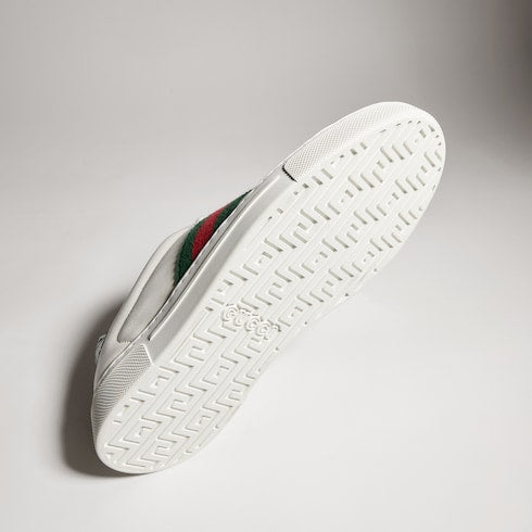 Women's Gucci Ace sneaker with Web - white leather