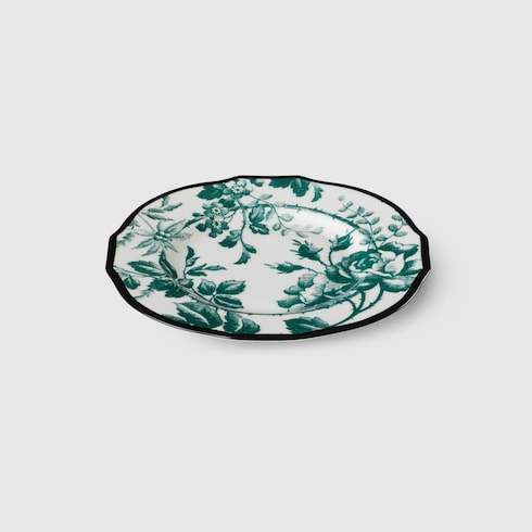 Green Herbarium Accent Plate, Set Of Two - Green