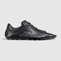 Men's sneaker with driver sole - black leather