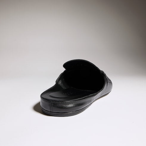 Women's Ragazzo mule - black leather