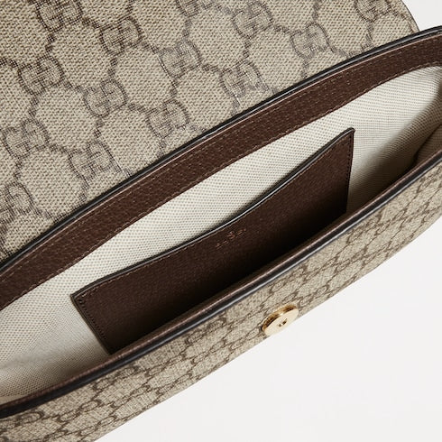 Ophidia pochette - beige and ebony Supreme
