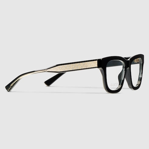 Cat-eye optical frame - black